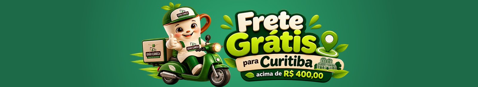 Graocaneca frete gratis 400 curitiba