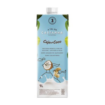 Bebida Vegetal de Castanha de Caju e Coco Orgânico 1L – A Tal Da Castanha