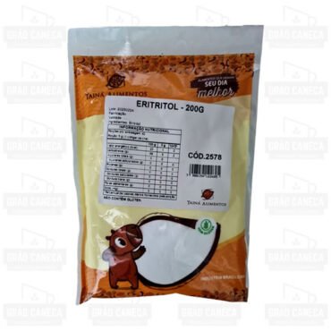 Eritritol adoçante natural 200g tainá alimentos