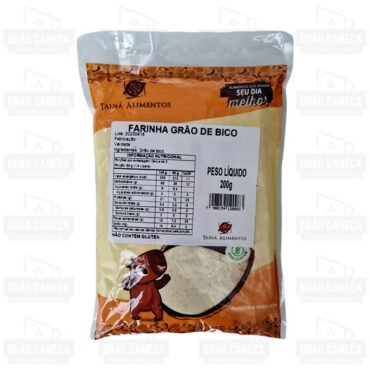 Farinha de grão de bico 200g tainá alimentos