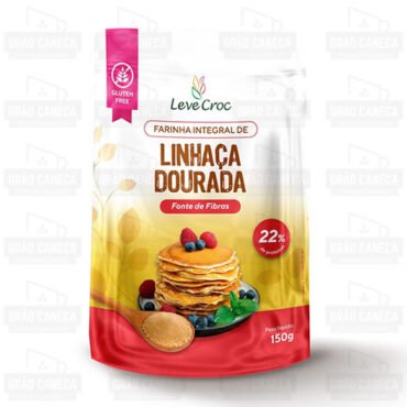 Farinha de Linhaça Dourada Sem Glúten 150g Leve Croc
