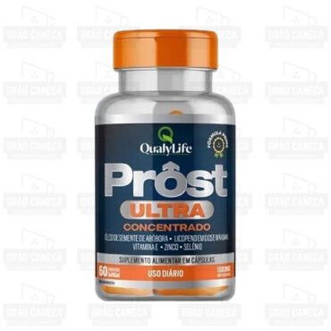 Prost Ultra Concentrado (Abóbora, Licopeno, Vitamina E, Zinco e Selênio) 60 Caps QualyLife