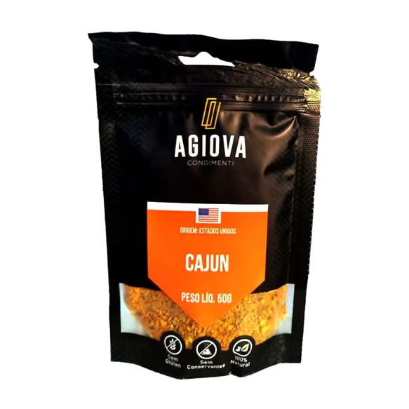 Cajun tempero americano 50g agiova