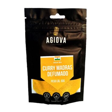 Curry Madras Defumado 50g - Agiova