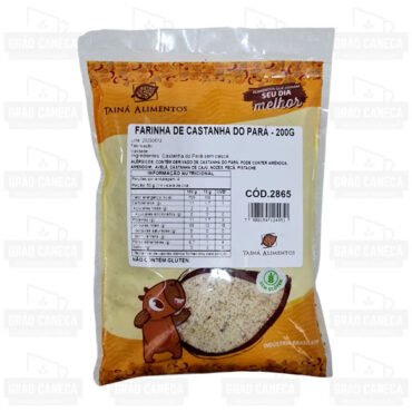 Farinha de castanha do pará sem casca 200g – tainá alimentos