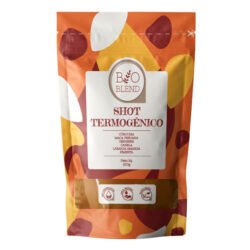 Shot termogênico com cúrcuma, maca peruana, gengibre, laranja amarga, canela e pimenta 200g bio blend foods