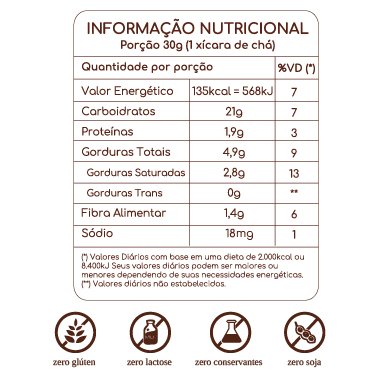 Lascas de Brownie Zaytas Caramelo e Flor de Sal 80g - Zaya 2