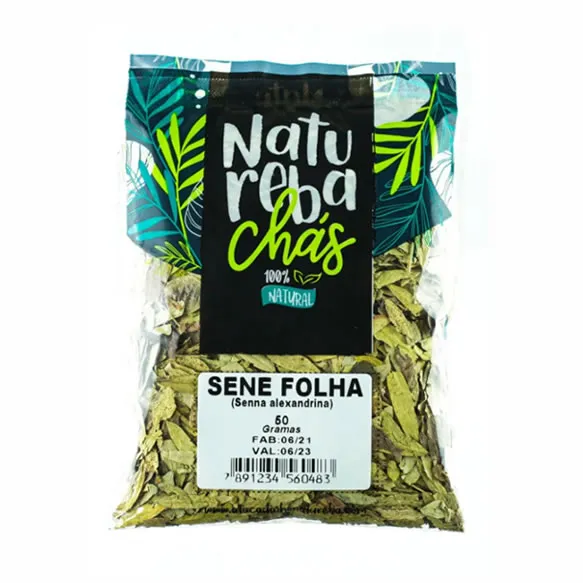 Sene folha (senna alexandrina) 40g natureba