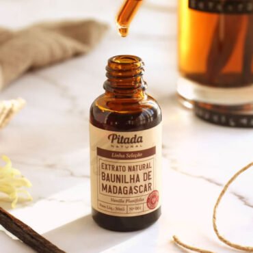 Extrato Natural de Baunilha Madagascar 30ml - Pitada Natural