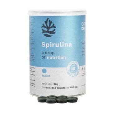 Spirulina 240 tablets 400mg - Ocean Drop