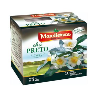 Chá Preto 10 sachês 10g – Mandiervas