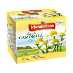 Chá de camomila 10 sachês 10g – mandiervas