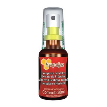 Spray de Mel e Própolis com Eucalipto, Romã, Gengibre e Menta 30ml - Duom