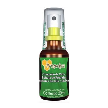 Spray de Mel e Própolis com Hortelã e Malva 30ml Propolyz - Duom