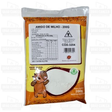 Amido de milho sem glúten 200g tainá alimentos
