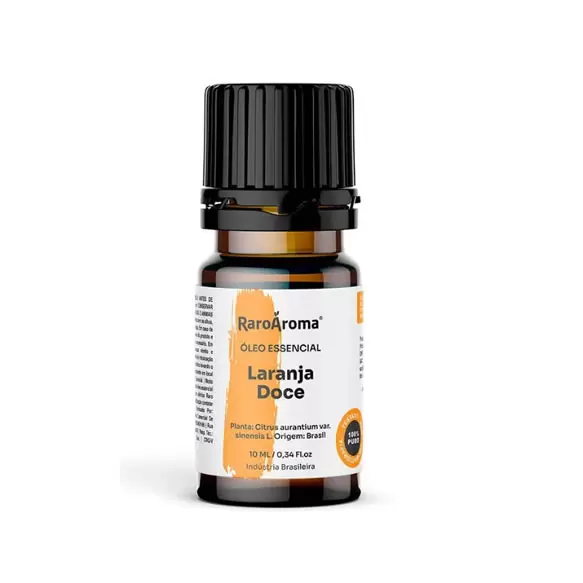 Óleo essencial laranja doce 10ml raro aroma