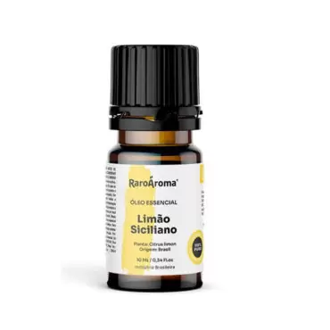 Óleo essencial limão siciliano 10ml raro aroma