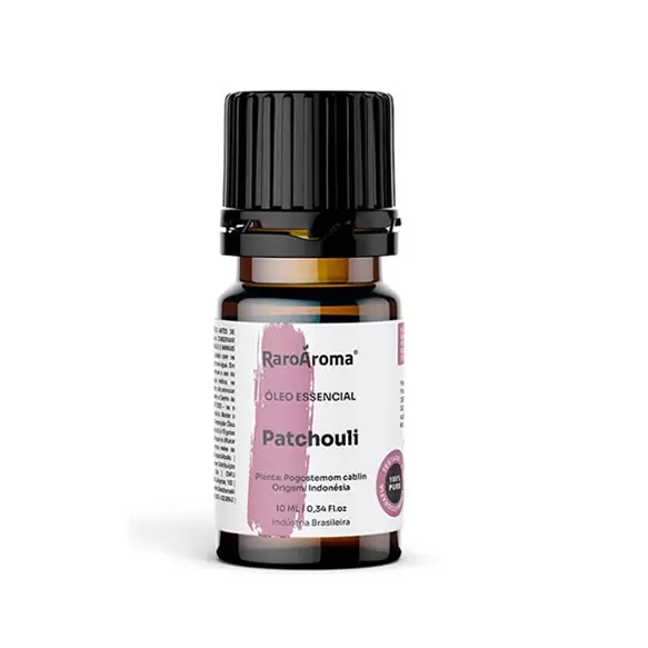 Óleo essencial patchouli 10ml raro aroma