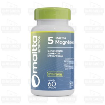 5 magnésios 60 cápsulas maltta duom