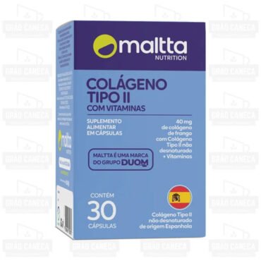 Colágeno tipo ii com vitaminas e zero calorias 30 cápsulas duom