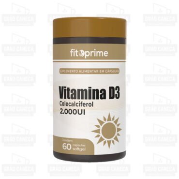 Vitamina d3 2000ui colecalciferol 60 caps fitoprime