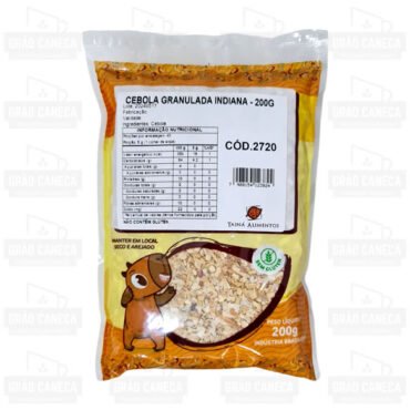 Cebola granulada desidratada 200g tainá alimentos