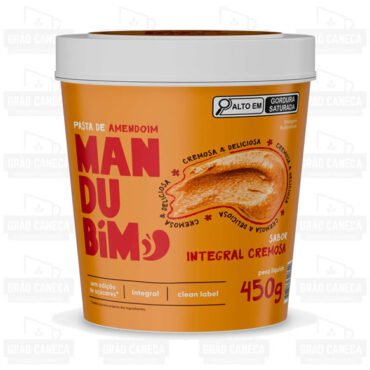 Pasta de Amendoim Integral Tradicional 450g Mandubim