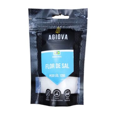 Flor de Sal Marinho 120g - Agiova