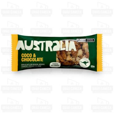 Barra de Nuts, Coco e Chocolate 70% Cacau 35g – Australia