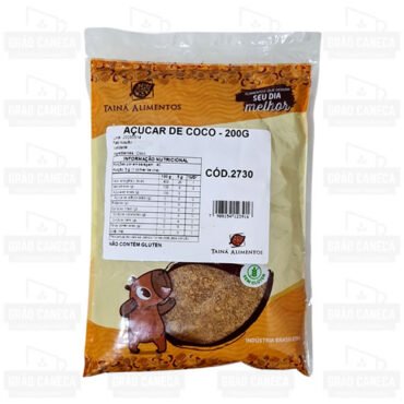 Açúcar de coco 200g tainá alimentos