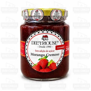 Geléia de Morango Cremoso Sem Açúcar 250g Diet House