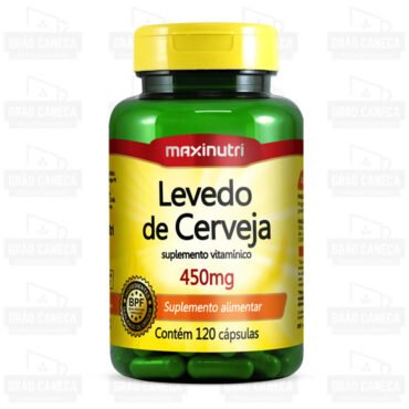 Levedo de Cerveja 450mg com 120 Cápsulas Maxnutri