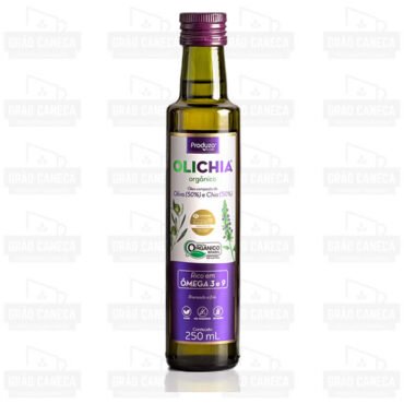 Óleo de oliva e chia orgânico extra virgem 250ml produza foods