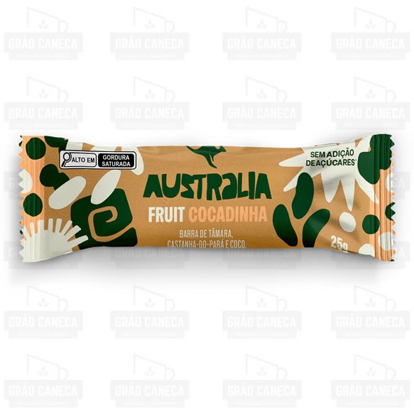 Barra de Tâmara, Coco e Castanha do Pará 25g Australia