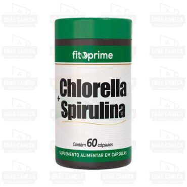 Chlorella e spirulina 60 cápsulas fitoprime