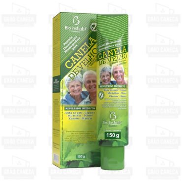 Pomada massageadora canela de velho com sebo de carneiro 150g bio instinto