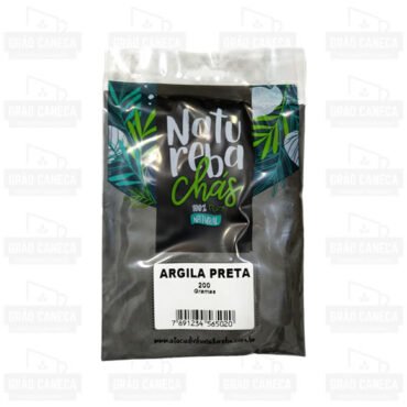 Argila Preta 100% Natural 200g Natureba