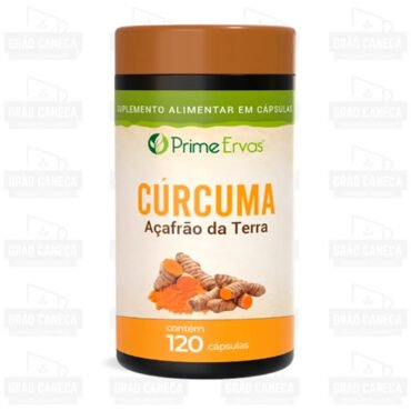 Cúrcuma açafrão da terra 120 cápsulas prime ervas