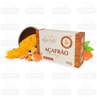 Sabonete Vegetal De Açafrão 90g Alquiverde