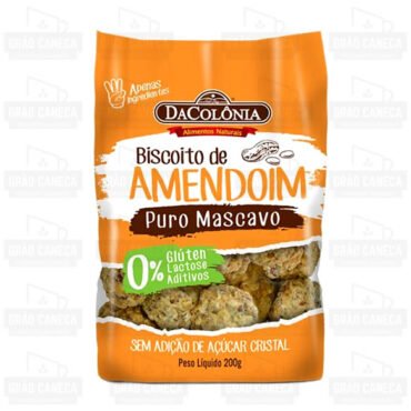 Biscoito de Amendoim 3 Ingredientes 200g Da Colônia