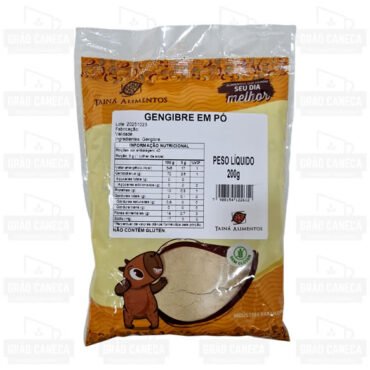 Gengibre em Pó 200g – Tainá Alimentos