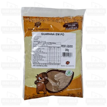 Guaraná em Pó 200g – Tainá Alimentos