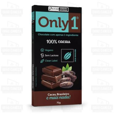 Chocolate 100% Cacau Brasileiro 70g Only4