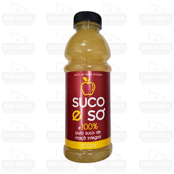 Suco de Maçã 100% Integral Sem Açúcar, Água e Conservantes 300ml Suco e Só